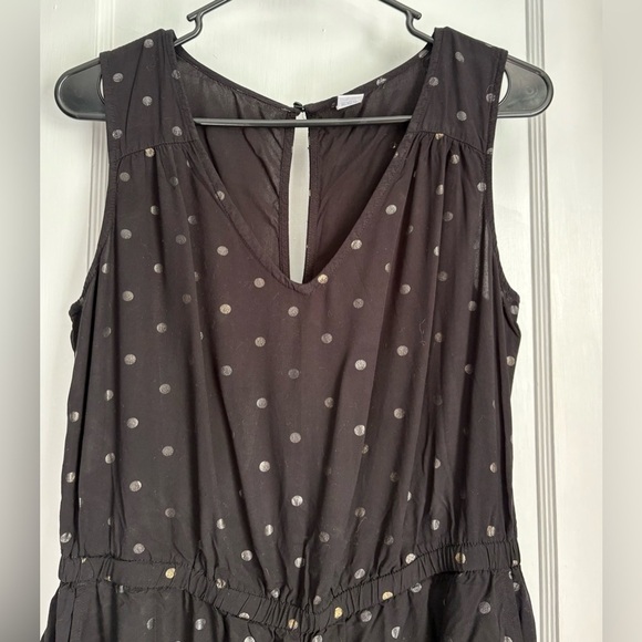 Old Navy  Polka Dot Sleeveless V Neck Romper Jumpsuit, Size: Large - Picture 3 of 15